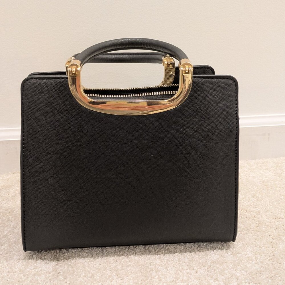 Black handbag